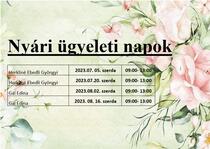 Nyri gyeleti napok 2023.
