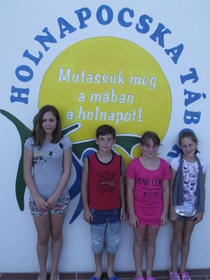 Izskos gyerekek a Holnapocska tborban