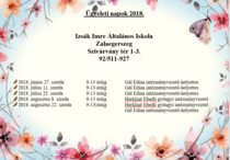 Nyri gyeleti napok 2018.