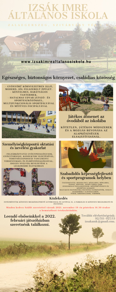 Iskolanyitogat 2021.